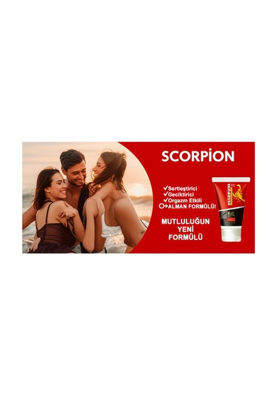 Scorpion Erkeklere Özel Geciktiricili Ve Sertleştiren Bakım 50 Ml X 1 Ad.+lustra Yağı