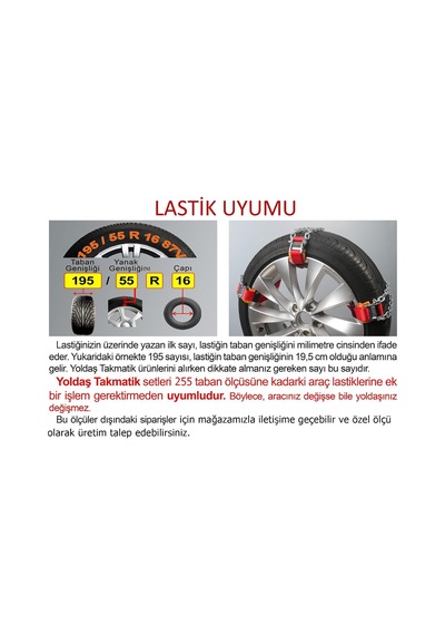 Yoldaş Takmatik Kar Zinciri