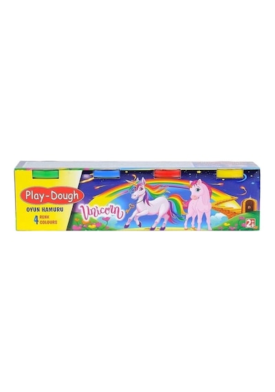 Ern-004 Dörtlü Oyun Hamuru - Eren Oyuncak Mavi