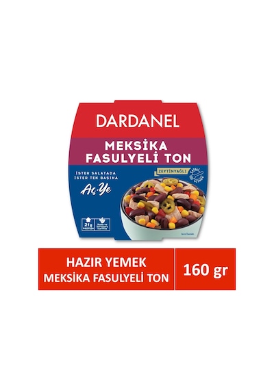 Dardanel Aç Ye Meksika Fasulyeli Ton Balığı 160 G