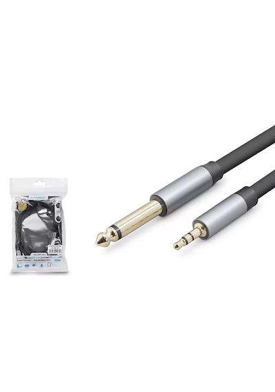 1.5 Metre Aux 3.5mm Jack To Trs 6.5mm Çivi Jak Enstrüman Kablo