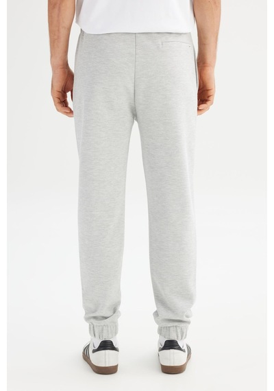 Erkek Pike İnterlock Sweatpant Gri Melanj