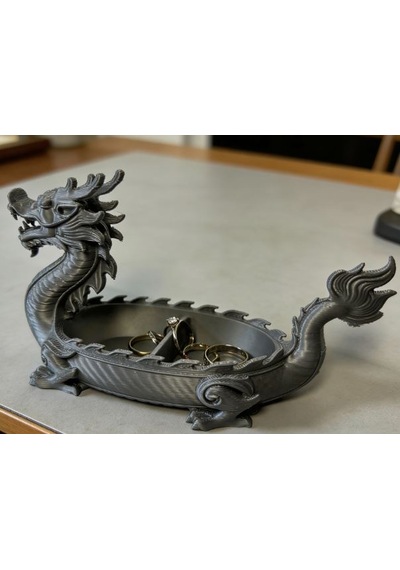 Ejderha Figürlü Organizer Feng Shui Şans Getiren Tepsi