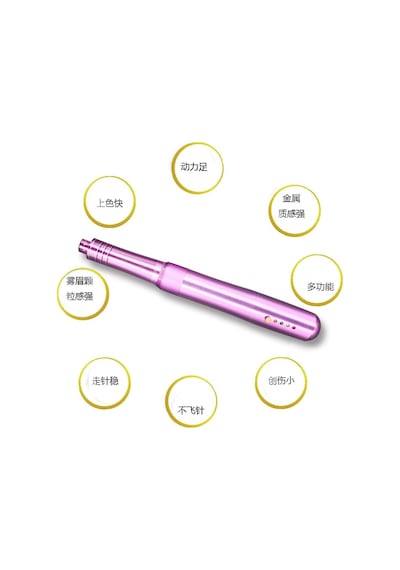Prime Kablolu Kalem Tipi Kalıcı Makyaj Bb Glow Cihazı Lila