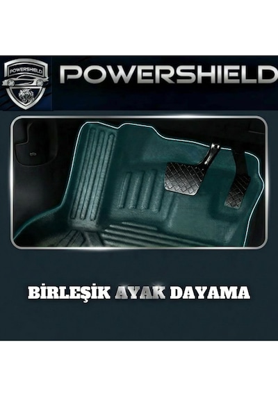 Powershıeld Volkswagen Golf 6 2009-2012 Arası Araca Özel Premium 5d Havuzlu Oto Paspas Takımı