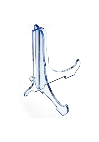 Teşhir Ayağı Çerçeve Ve Tabak Teşhir Ayağı Stand Set Şeffaf 15x12 Cm 1 Adet Şeffaf