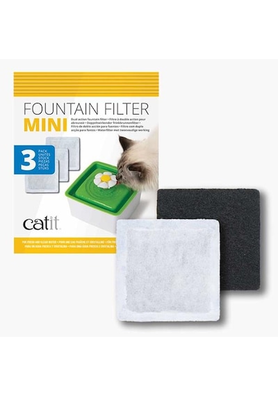 Catit 43735W Uyumlu Kedi Suluğu Filtresi 3'lü