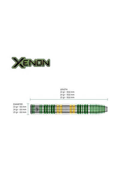 Winmau Xenon %90 Tungsten Çelik Uçlu Dart Oku