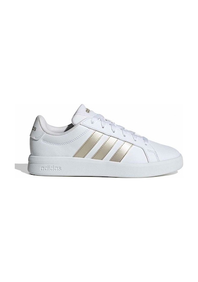 Adidas Grand Court Base 3.0 Beyaz Kadın Sneaker Beyaz-altın
