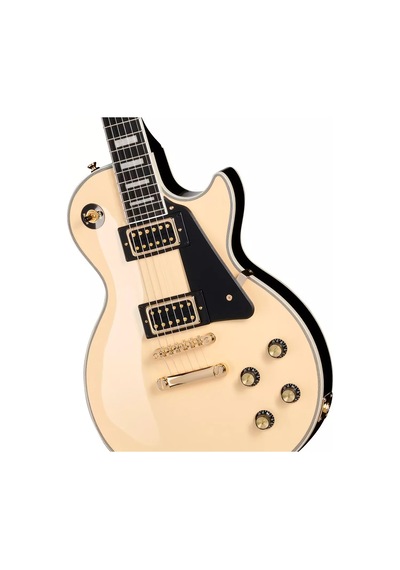 Epiphone Les Paul Custom Blackback Elektro Gitar Antique Ivory 104080442028