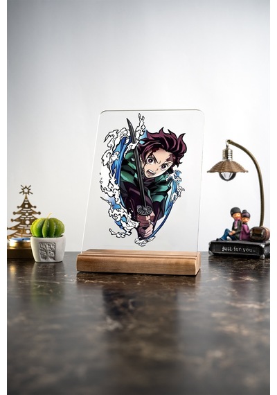 Ev Tanjiro Kamado Kimetsu No Yaiba, Eşya, Ürünler, Masa Dekoratif Ahşap Obje
