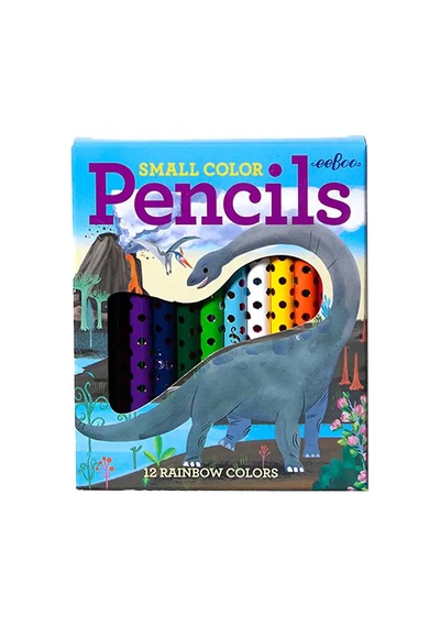 Eeboo 12li Mini Kuru Boya Kalemi - Diplodocus Çok Renkli