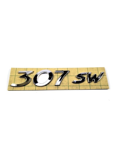 Peugeot 307sw Bagaj Yazısı 175mm-30mm