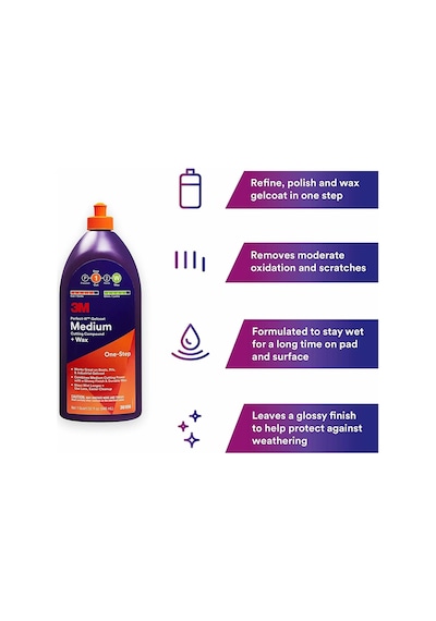 3m Wax Jelkot İnce Pasta 946 Ml 36106 Tekne Karavan