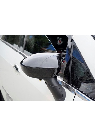 Fiat Linea Batman Yarasa Ayna Kapağı Piano Black Abs Plastik