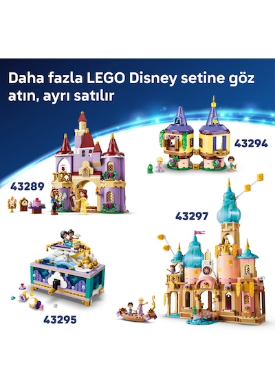 LEGO® ǀ Disney Princess Ariel’in Kraliyet Düğün Gemisi 43299 - 6 Yaş ve Üzeri Çocuklar İçin Yaratıcı Oyuncak Yapım Seti (519 Parça)