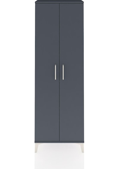 Arges Dolap 4 Raflı 2 Kapaklı 60x30x182 Antrasit-antrasit Antrasit