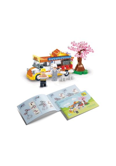 Ogi Mogi Toys Eğitici Bloklar Mobil Restoran 310 Parça,  Yapı Seti