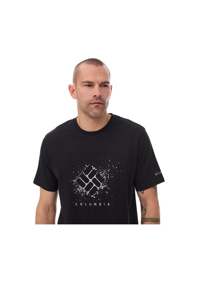 Columbia Splatter Gem Erkek Siyah Outdoor T-shirt Cs0480-010