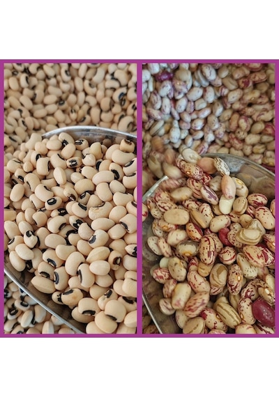 Börülce 1 Kg, Barbunya 1 Kg Net 2 Kg