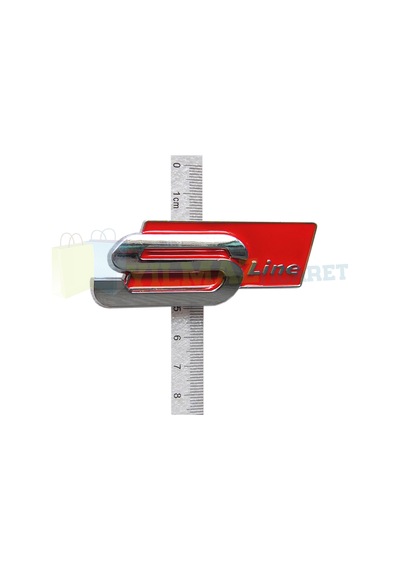 Audi S Line Bagaj Çamurluk Logo Arma Amblem A3 A4 Metal 1 Adet