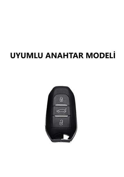 Peugeot 208 308 508 2008 3008 5008 Rifter Uyumlu Nano Anahtar Kılıfı