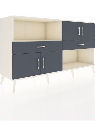 Hyperion Konsol 8 Raflı 3 Çekmeceli Tek Kapaklı 176x44x99 Aytaşı Aytaşı-antrasit Hyperion Konsol 8 Raflı 3 Çekmeceli Tek Kapaklı 176x44x99 Aytaşı Aytaşı-antrasit