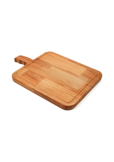 Ahşap Saplı Kesme, Sunum, Steak Tahtası 34 Cm Ahşap