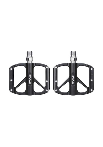 Wake Aluminyum Rulmanlı Mtb Bmx Pedal Cr-mo Mil 95 X 74 X 18 Mm 315 Gram Siyah