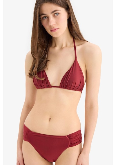 Defacto Saten Bikini Üstü-fall İn Love E0394ax25smbr285 Bordo