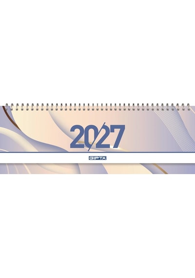 Gıpta 2027 Spiralli Masa Takvimi 12x33 Cm 504-btk 5 Adet