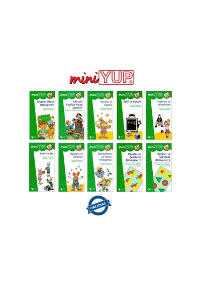 Miniyup 6+ Yaş Görsel Dikkat Ve Matematiksel Zeka Gelişim Seti