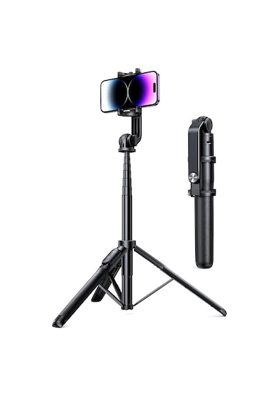 Selfie Çubuğu Tripod 3'ü 1 Arada Bluetooth Uzaktan Kumandalı Telefon Tutucu, 360 Döner Başlık, Apple iOS Uyumlu & Androi Genel Selfie Çubuğu Tripod 3'ü 1 Arada Bluetooth Uzaktan Kumandalı Telefon Tutucu, 360 Döner Başlık, Apple iOS Uyumlu & Androi Genel