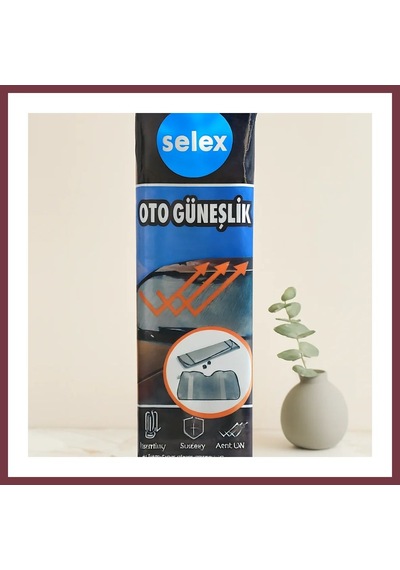 Storeşahin Vantuzlu Oto Güneşlik 130x60 Cm Balonlu Lüks Shn0720