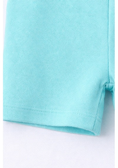 For My Baby Basic Bebek Şortlu Takım Turkuaz