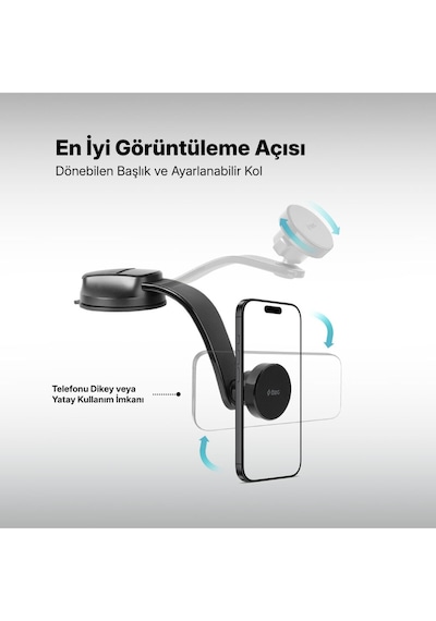 Ttec 2TT39 EasyDash Pro Araç İçi Telefon Tutucu