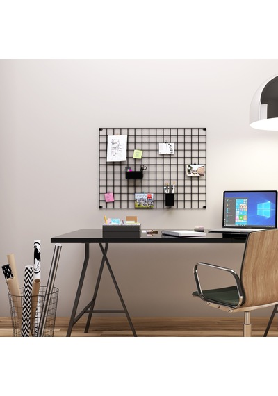 Tel Pano 60x80 Siyah 4 Adet Mini Mandal ,2 Adet Çelik Kıskaç Hediyemizdir