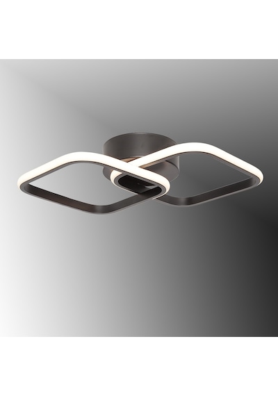 Tt405-2-Sy Tt Aydınlatma Mat Siyah 2 Li Kare Led Avize