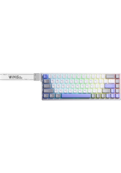 Aula Win68 He Max Manyetik Klavye Rapid Trigger Wing Chun Switch 8000hz Rgb Tkl Hot Swap Oyuncu Klavyesi Mavi