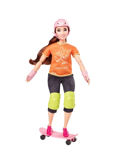 Barbie Olimpiyat Bebekleri - Kaykay