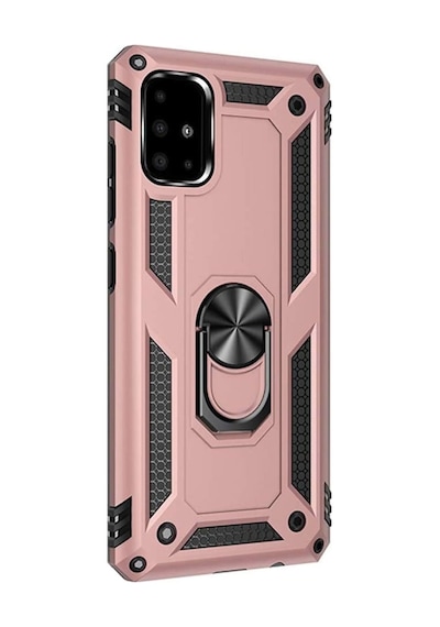 Samsung Galaxy Uyumlu M51 Kılıf Tank Koruma Vega Standlı Yüzüklü Mıknatı (510451028)