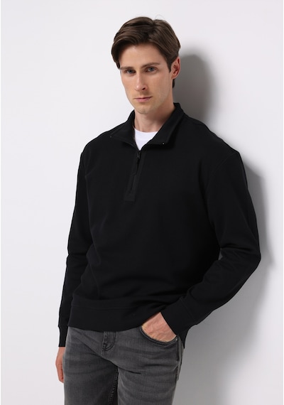 Colin's Colins Comfort Fit Erkek Siyah Sweatshirt Cl1076495 Q1.v2 Blk Siyah