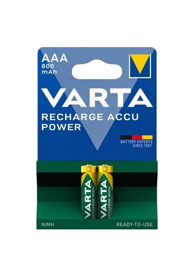 2'li 800mah Aaa Şarj Edilebilir Pil Seti