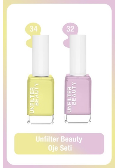 Unfilter Beauty No: 34 + No: 32 Oje Seti