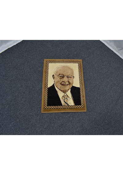 Zehra Abla Halı Yeni Merhum Necmettin Erbakan Tasvirli Portre Duvar Halısı 5724