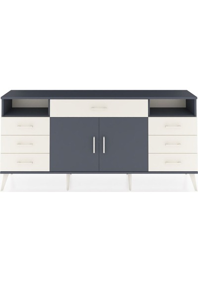 Arges Konsol 4 Raflı 7 Çekmeceli 2 Kapaklı 176x30x83 Antrasit-antrasit/aytaşı Antrasit/aytaşı Arges Konsol 4 Raflı 7 Çekmeceli 2 Kapaklı 176x30x83 Antrasit-antrasit/aytaşı Antrasit/aytaşı