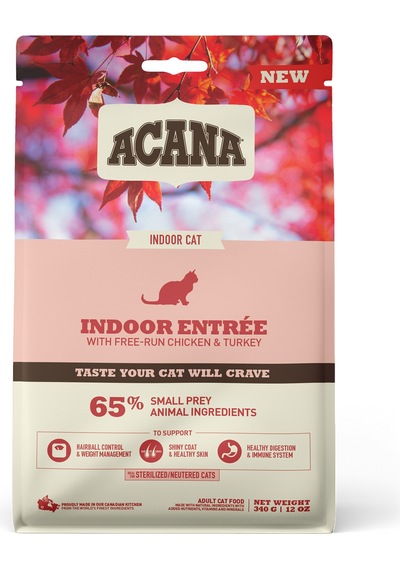 Acana Indoor Entree Sterilised Kısırlaştırılmış Yetişkin Kedi Maması 340 G