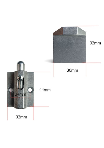 Ayrıntıshop Sürgülü Cam Balkon Ve Sürme Cam Kapı İç Metal Kilit Metal