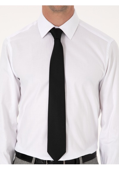 Cacharel Beyaz Slim Fit %100 Pamuk Klasik Yaka Oxford Gömlek