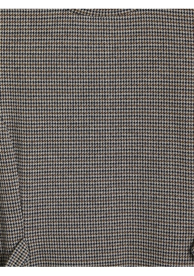 Lcw Comfort Kahverengi Bisiklet Yaka Desenli A Kesim Elbise